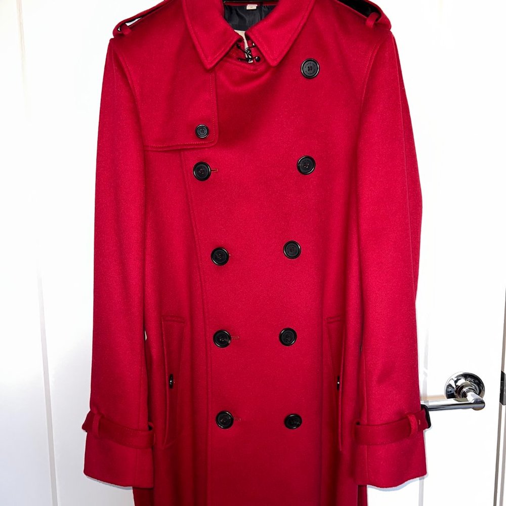 Men's Burberry Cashmere Trench Coat